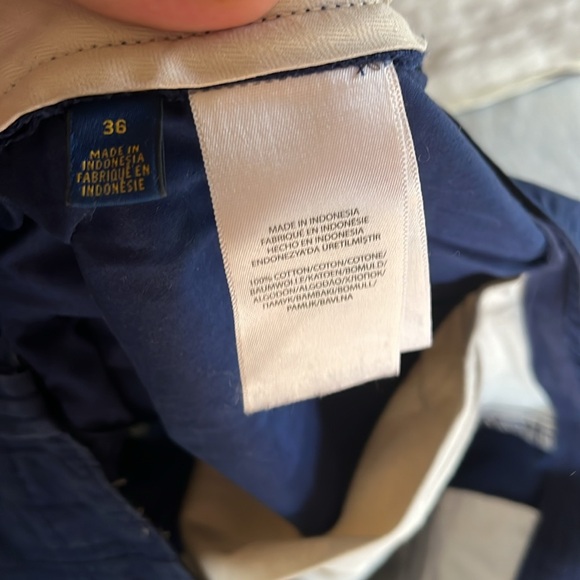 Navy Polo Ralph Lauren Lightweight Cargo Shorts - Picture 5 of 6